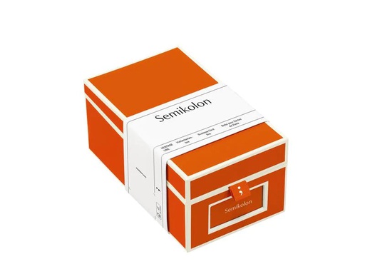 [90172140 1216970] Semikolon Visitenkartenbox Orange