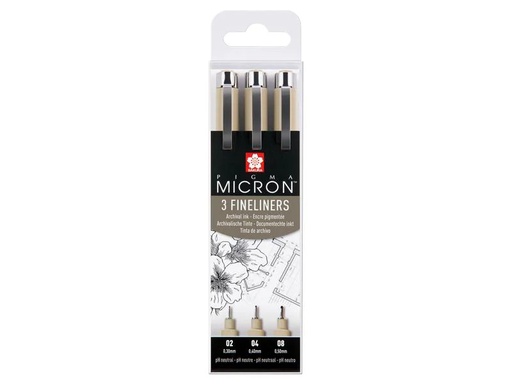 [90023872 1159957] Sakura Fineliner Pigma Micron 3-teilig
