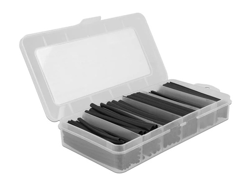 [90173047 1225824] Delock Schrumpfschlauch 196-teilig Sortimentsbox, schwarz