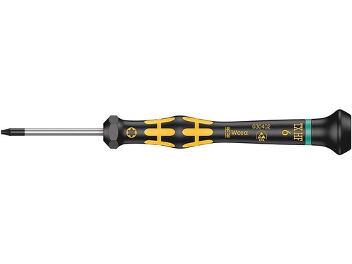 [90173155 1220854] Wera Schraubenzieher 1567 ESD Micro HF TX 6 x 40 mm Torx