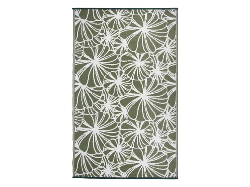 [90173335 1009735] Esschert Design Teppich 240 x 150 cm Blumenmuster