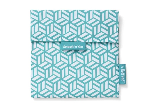 [90173415 1229917] Roll'eat Lunchbeutel SnacknGo-Tiles 18 cm x 18 cm, Mint