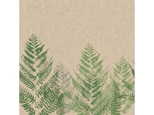 [90173511 1215191] Paper + Design Papierservietten Farn 33 cm x 33 cm, 20 Stück