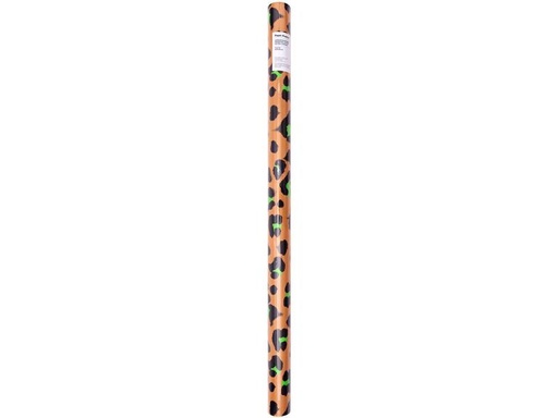 [90173614 1216237] Rico Design Geschenkpapier Leo Grün/Orange, 70 x 3 m