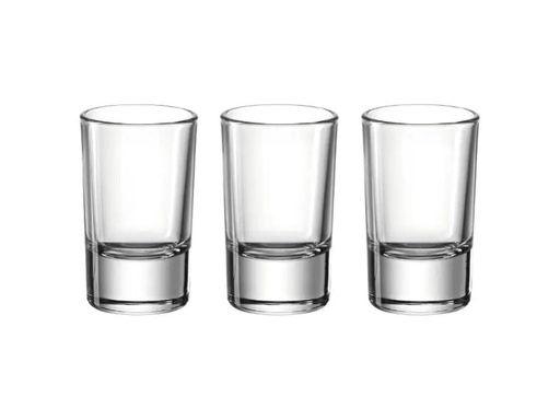[90024020 1063640] Montana Schnapsglas Basic 40 ml, 3 Stück, Transparent 
