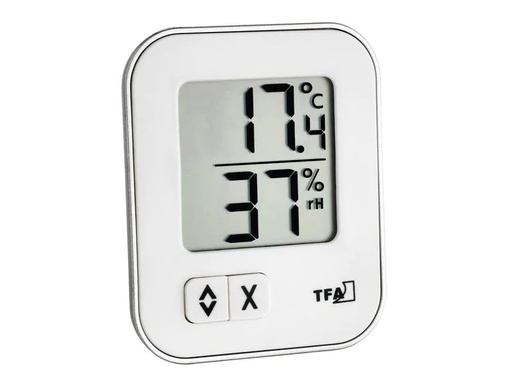 [90173693 1229029] TFA Dostmann Thermo-/Hygrometer MOXX Weiss