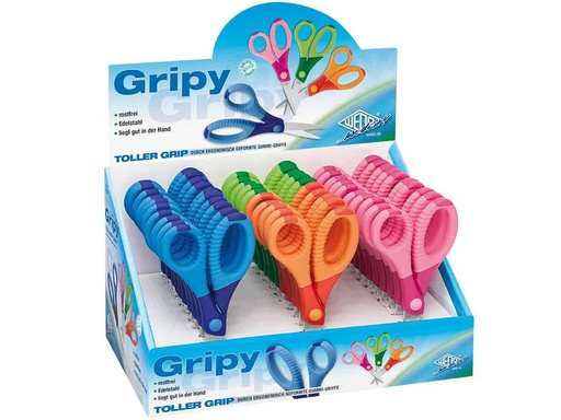 [90173747 1222558] WEDO Kinderschere Gripy Display mit 30 Kinderscheren