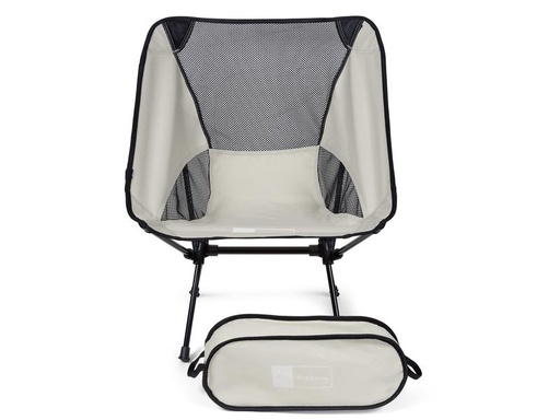 [90173754 1231014] Trekony Campingstuhl Tief Taupe Aluminium