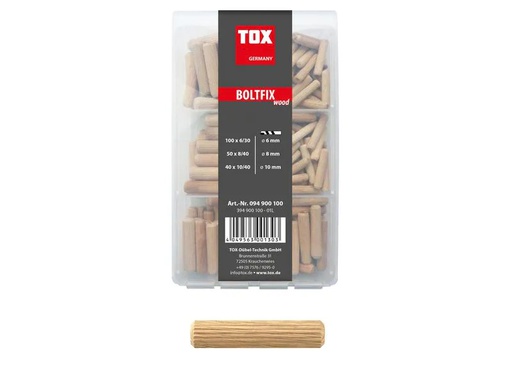 [90173930 1222554] Tox-Dübel Dübel Boltfix Sortiment, 190 Stück
