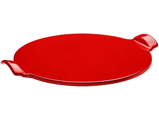 [90174039 1222983] Emile Henry Pizzastein Ø 36.5 cm Rund, Rot