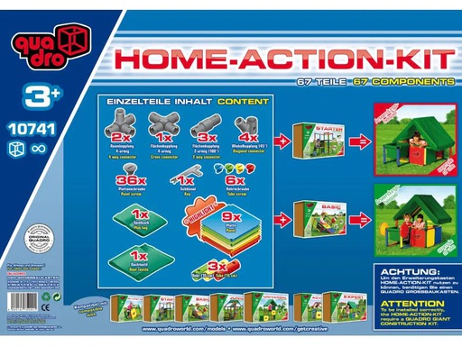 [90024072 547143] Quadro Zubehör Spielturm Home Aktion Kit