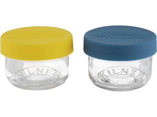 [90174560 1220937] Kilner Einmachglas Snack and Store 125 ml, 2 Stück