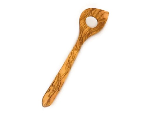 [90174702 1220927] Heidi Cheese Line Kochlöffel mit Loch, Braun