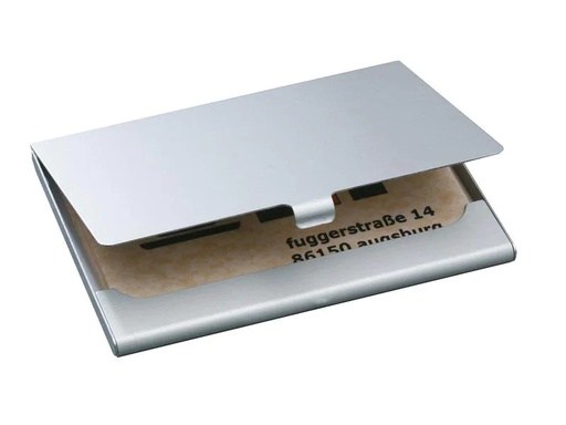 [90174873 1219711] Sigel Kreditkartenetui 9.2 x 6.3 x 5 cm, Silber