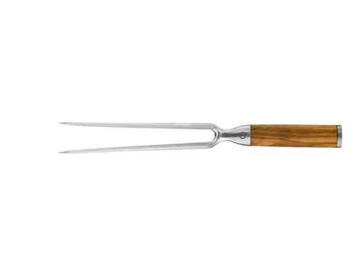 [90174890 1218178] Forged Tranchiergabel Olivenholz