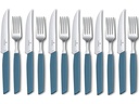 Victorinox Besteck-Set Swiss Modern 12-teilig, Blau