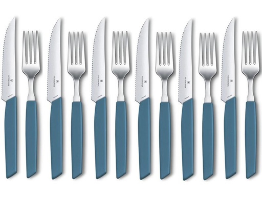 [90174929 1211576] Victorinox Besteck-Set Swiss Modern 12-teilig, Blau