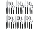 Victorinox Besteck-Set Swiss Modern 24-teilig, Schwarz