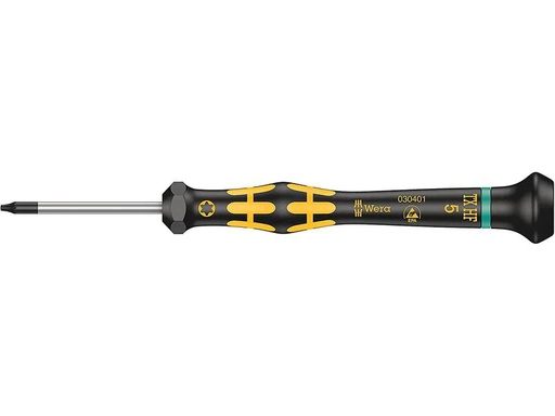 [90175200 1220853] Wera Schraubenzieher 1567 ESD Micro HF TX 5 x 40 mm Torx