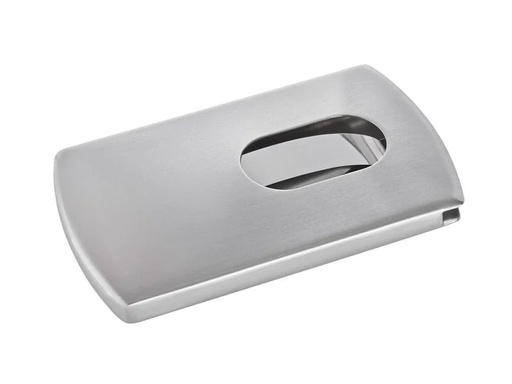 [90175429 1219707] Sigel Visitenkartenetui  Snap 6 x 10.1 x 1.1 cm, Silber