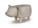 zoosy Kinderhocker Schwein Ernie Grau