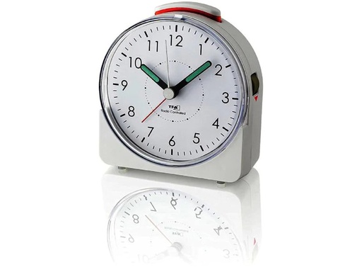 [90175814 1212596] TFA Dostmann Funkwecker Sunrise Weiss