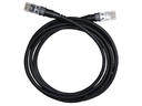 Patchsee Patchkabel ThinPATCH Cat 6A, U/FTP, 0.6 m, Schwarz 10 Stück