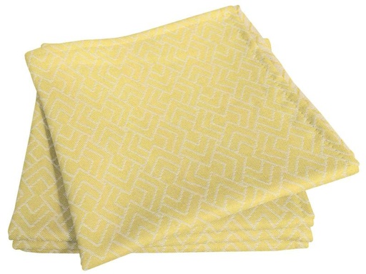 [90176036 1194378] Adam Stoffserviette Graphic Ventus Light, Gelb, 4 Stück