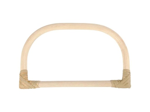 [90176315 1230323] Creativ Company Taschengriff 15.5 x 9 cm Bambus