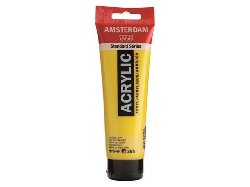 [90024537 995900] Amsterdam Acrylfarbe Standard 268 Azogelb halbdeckend, 120 ml