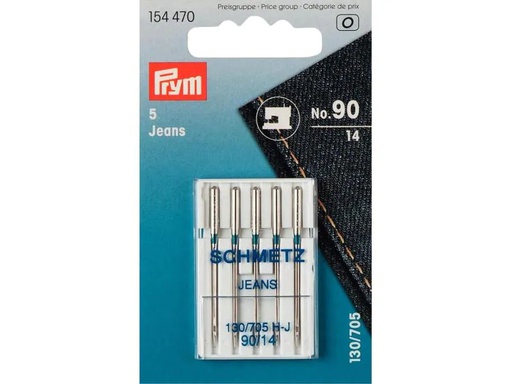 [90024712 1088037] Prym Nähmaschinennadel Nr. 90 für Jeans, 5 Stück