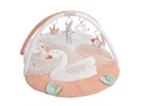 fehn Krabbeldecke mit Spielbogen Schwanensee