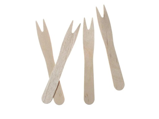 [90025090 553387] Papstar Einweg-Gabel Pommes-Frites 1000 Stück Braun