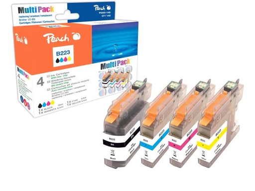 [90025299 464254] Peach Tintenset Brother LC-223 Multipack