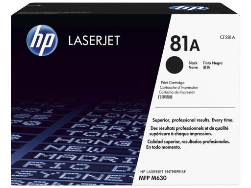 [90025452 349740] HP Toner Nr. 81A (CF281A) Black