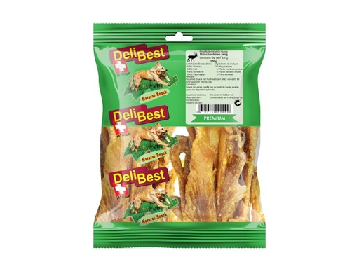 [90002549 569518] DeliBest Sehnen Premium Hirsch lang, 200 g