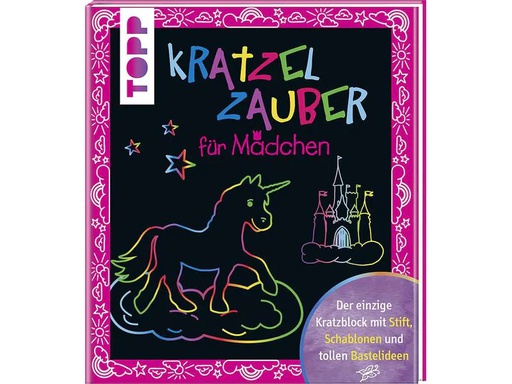 [90026136 1158655] Frechverlag Malset Kratzelzauber für Mädchen