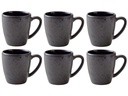 Bitz Kaffeetasse 190 ml, 6 Stück, Schwarz/Dunkelblau