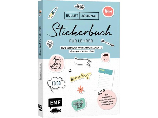 [90176475 1239717] EMF Stickerbuch für Lehrer 800 Stück