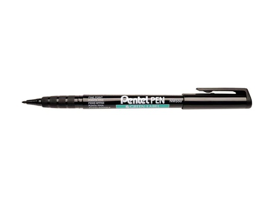 [90176635 1239263] pentel Fineliner Green Label 2.0 mm 1.0 mm, Schwarz