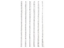 Artoz Glitzersticker Kristall 2 mm, 1 Blatt
