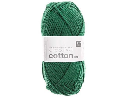 [90026280 945260] Rico Design Wolle Creative Cotton Aran 50 g Grün