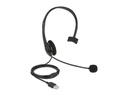 Delock Headset USB Mono für PC und Notebook – Ultra-Leicht