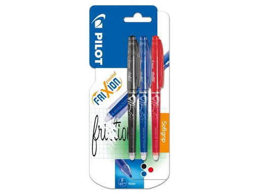 [90177135 1244238] Pilot Rollerball FriXion ball 0.25 mm, Mehrfarbig, 3 Stück