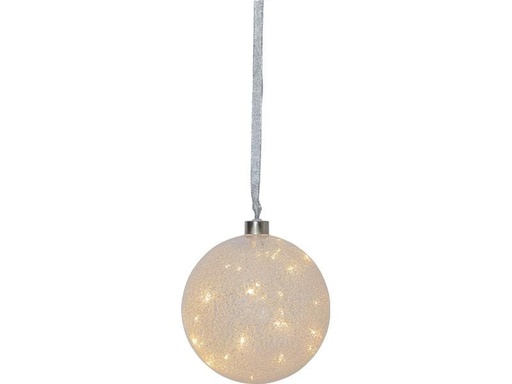 [90177185 1187255] Star Trading Weihnachtskugel Glow Snow, 30 LED, 15 cm, indoor