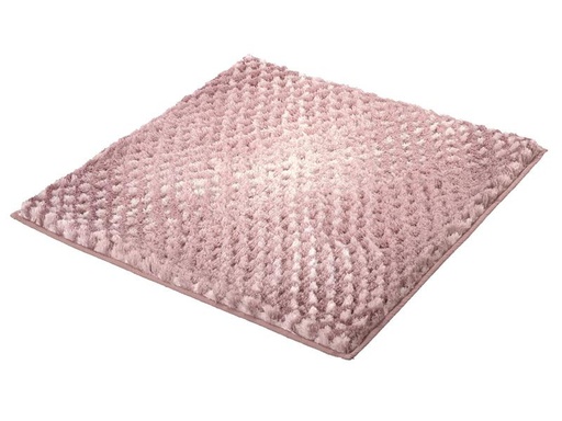 [90177213 1228578] Kleine Wolke Badteppich Cory 60 x 60 cm, Altrosa