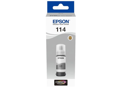 [90177810 1246261] Epson Tinte Nr. 114 / C13T07B540 Grey
