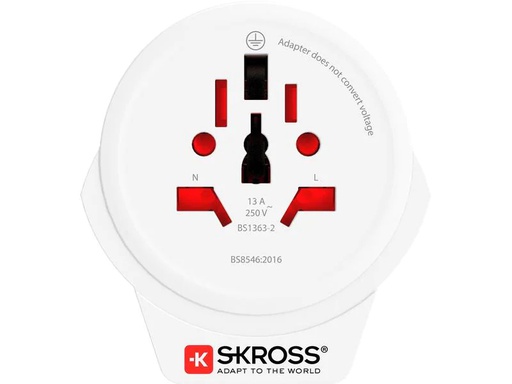 [90177883 1216707] SKROSS Reiseadapter World USA mit USB Ladegerät