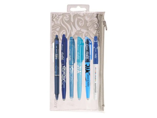 [90177951 1244357] Pilot Textmarker FriXion Family Penholder Blau, 6 Stück
