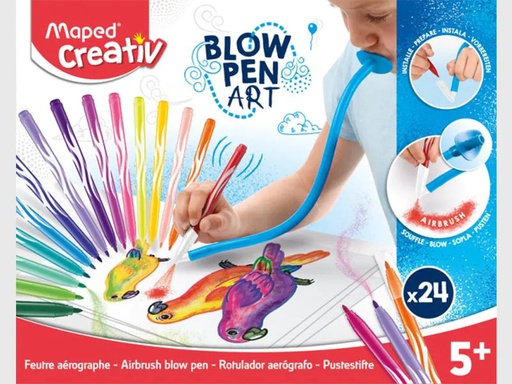 [90177963 1237126] maped Blow Pen Art Mehrfarbig